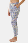 Amante Cotton Elastane Loungewear Bottom - Aluetian Floral Print — thumbnail 3